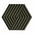 WEAVE 3D Cork Acoustic Wall Panels on white background DARK GREEN DecorMania.eu