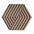WEAVE 3D Cork Acoustic Wall Panels on white background IVORY DecorMania.eu