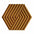 WEAVE 3D Cork Acoustic Wall Panels on white background YELLOW DecorMania.eu