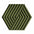 WEAVE 3D Cork Acoustic Wall Panels on white background GREEN DecorMania.eu