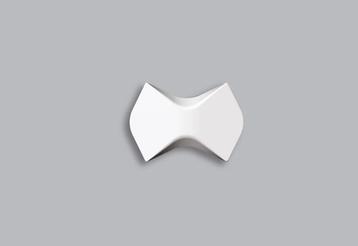 WING Polyurethane Wall Art Panel on grey background DecorMania.eu