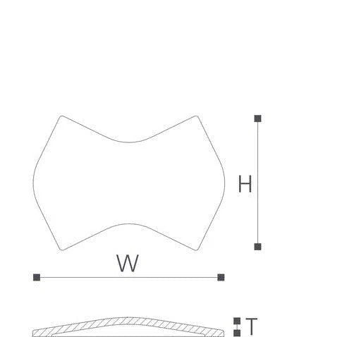 WING Polyurethane Wall Art Panel dimensions DecorMania.eu