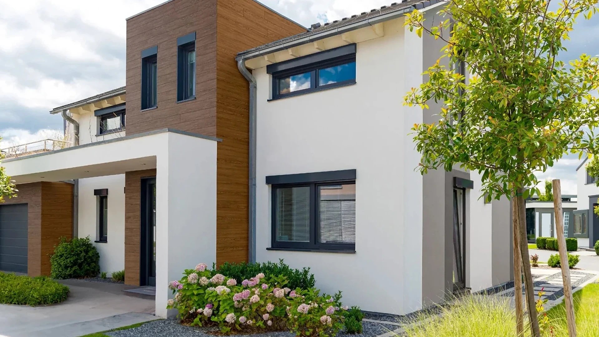 Wood Texture Flexible Wall Panels house walls after the transormation