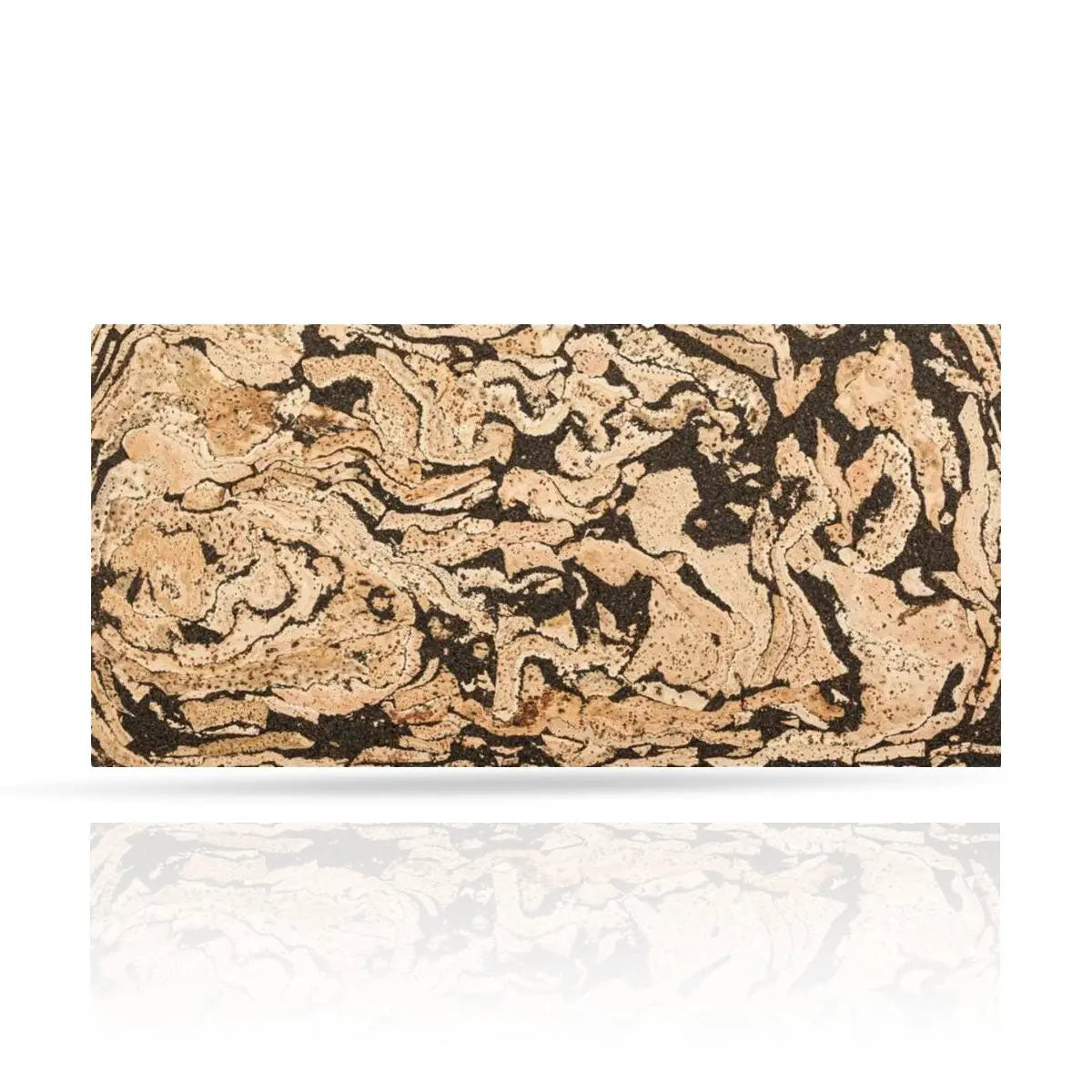 ZEBRA Acoustic Wall Cork Panels - box of 4 on white background DecorMania.eu