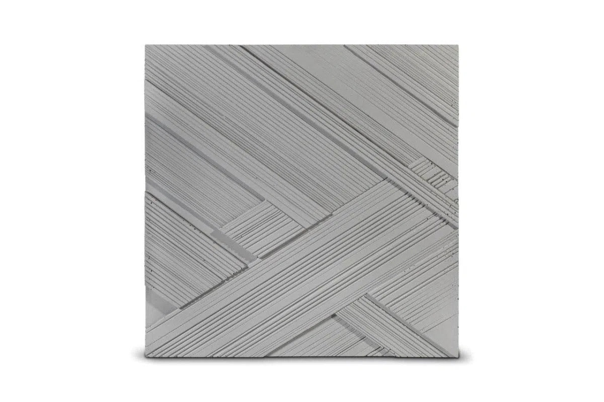 Concrete 3D Tile LUX - Box of 4 - DecorMania.eu