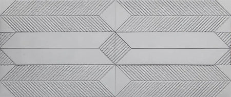 Concrete 3D Tile SAGITA Grey - Box of 8 - DecorMania.eu