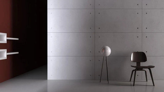 Concrete 3D Wall Panel CLADDING in modern interior DecorMania.eu