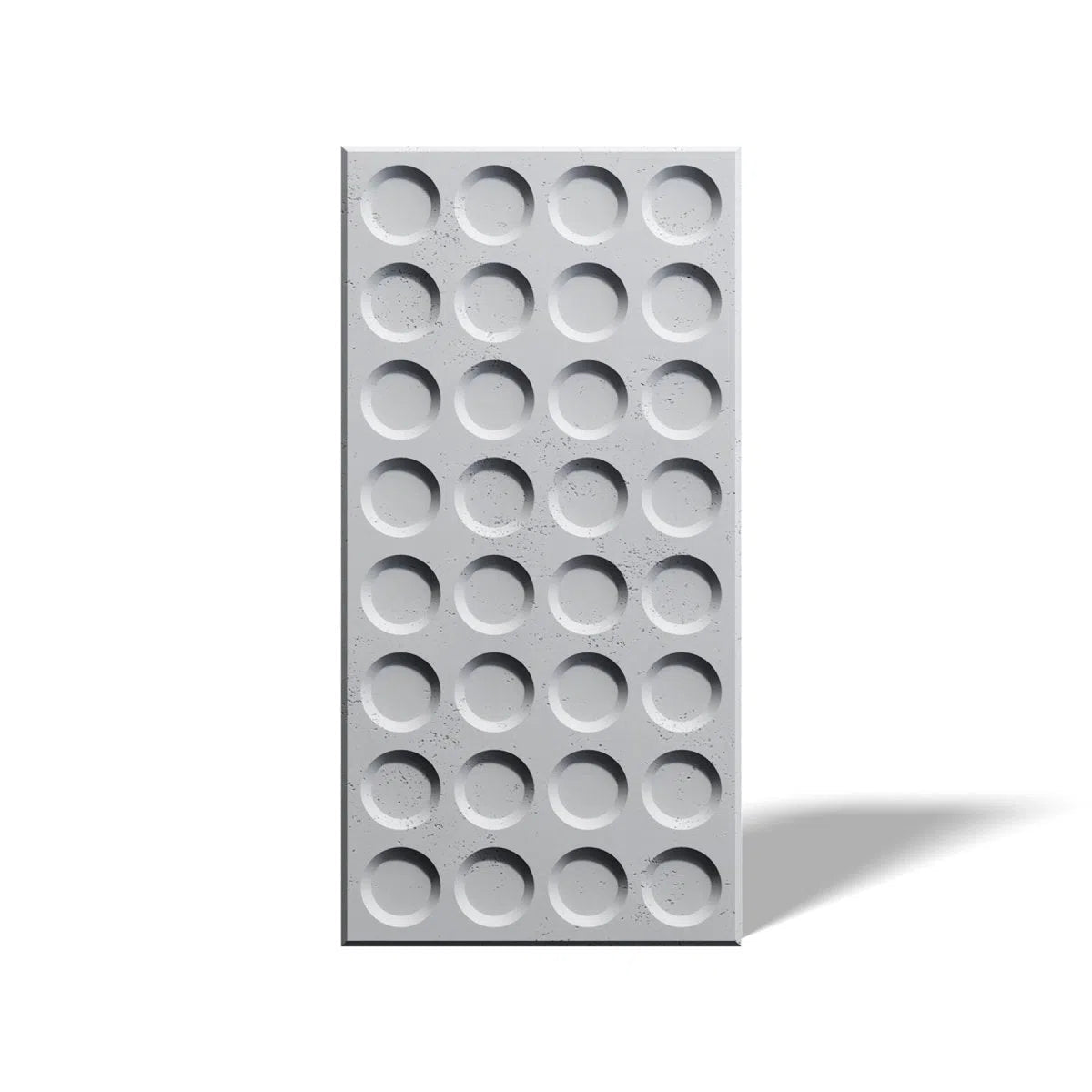 Concrete 3D Wall Panel CONNECT on white background DecorMania.eu