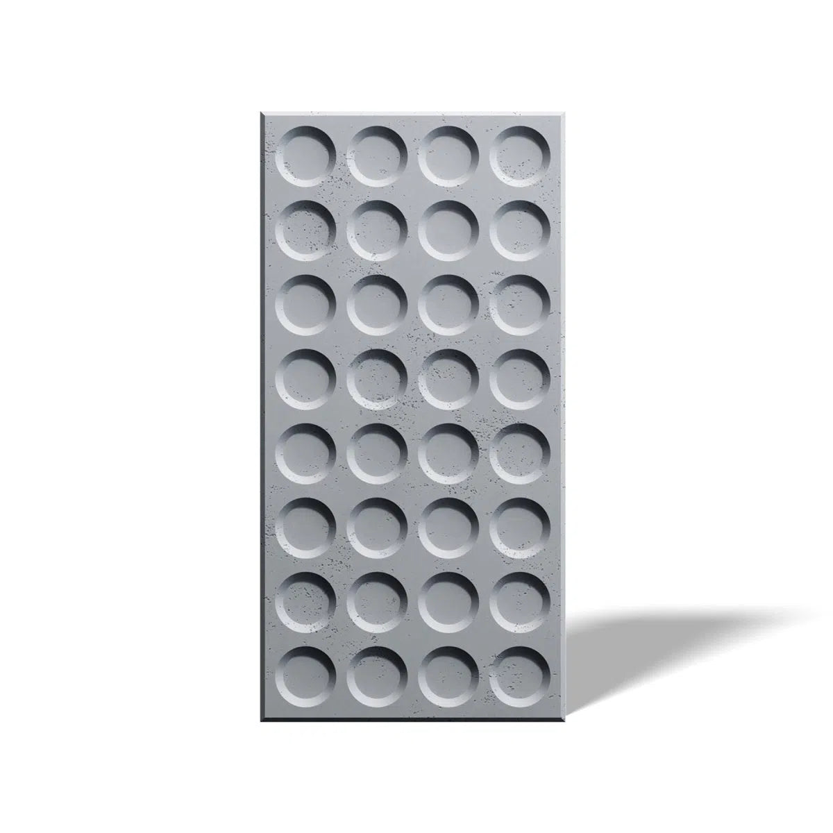 Concrete 3D Wall Panel CONNECT on white background DecorMania.eu