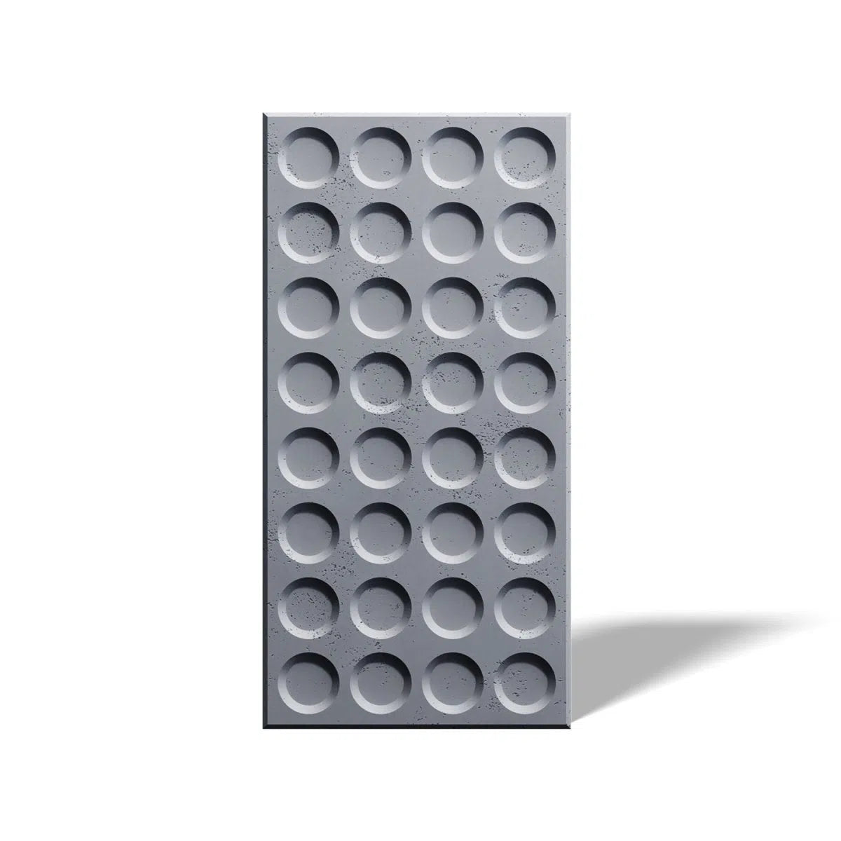 Concrete 3D Wall Panel CONNECT on white background DecorMania.eu