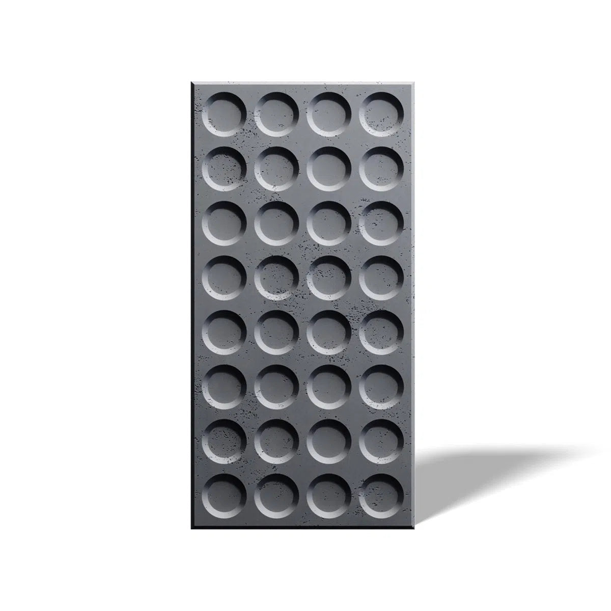 Concrete 3D Wall Panel CONNECT on white background DecorMania.eu