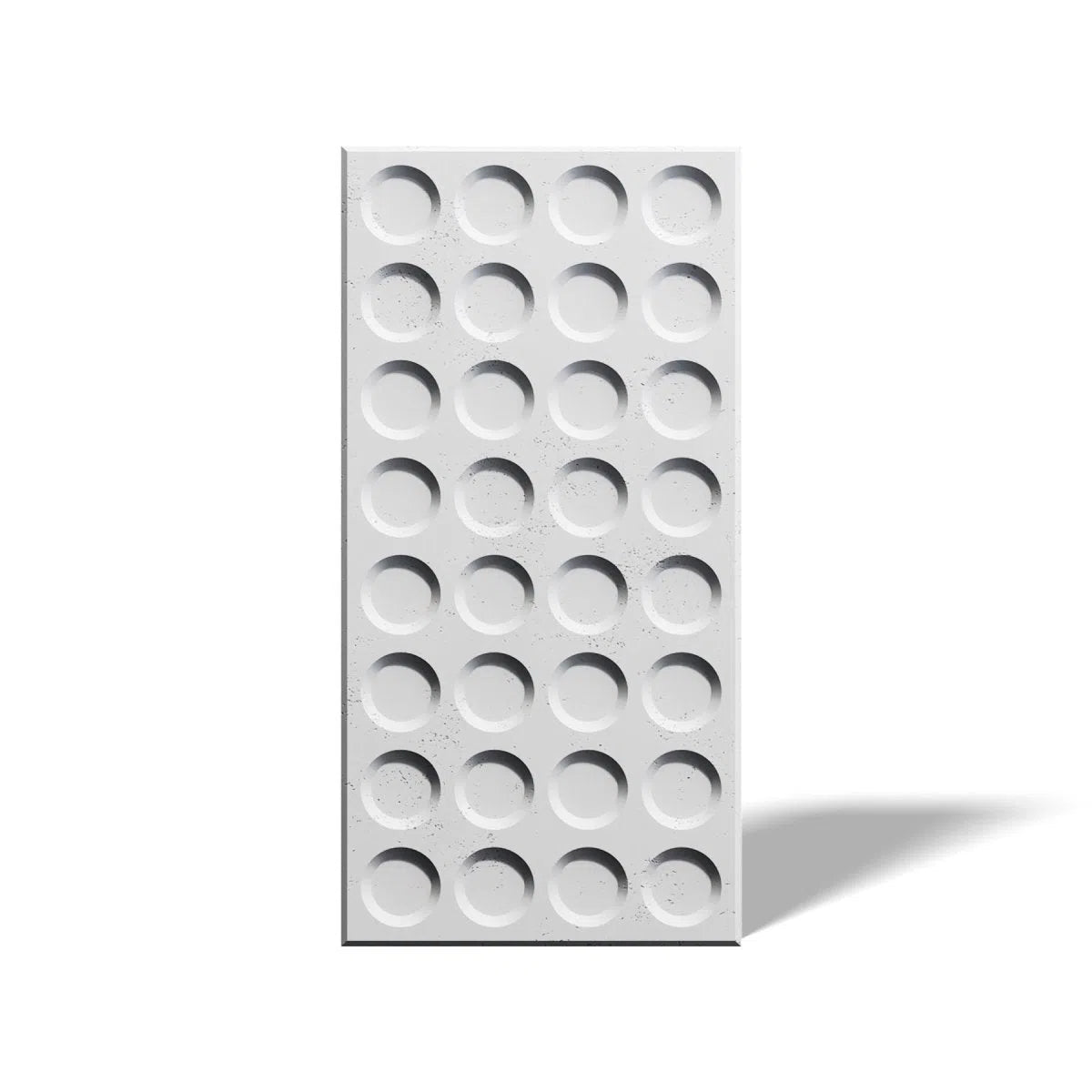 Concrete 3D Wall Panel CONNECT on white background DecorMania.eu