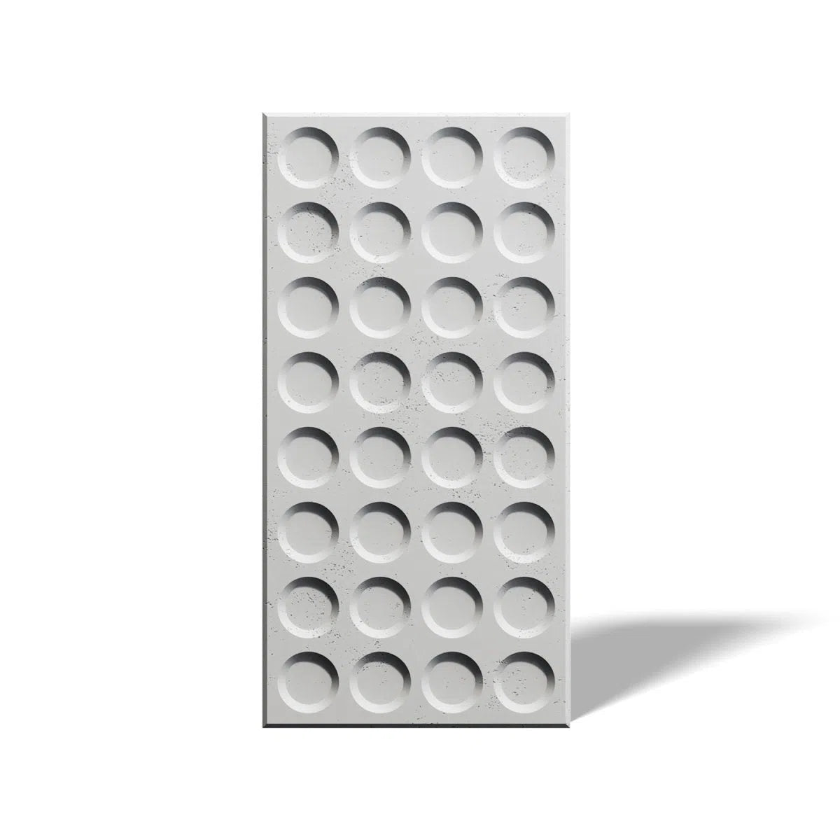 Concrete 3D Wall Panel CONNECT on white background DecorMania.eu