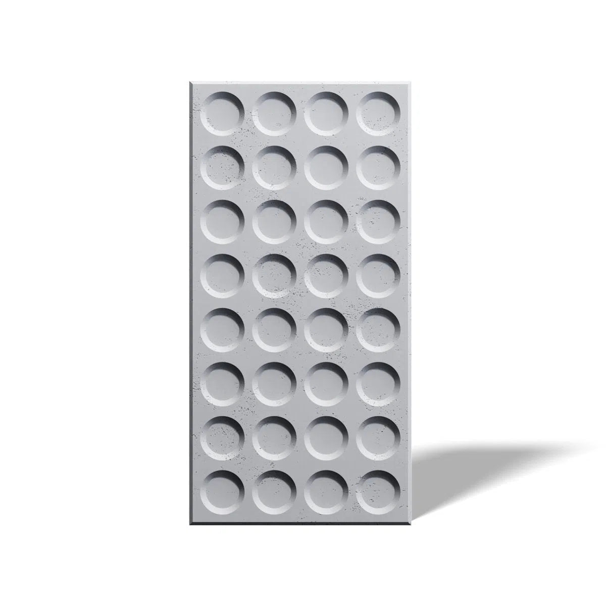 Concrete 3D Wall Panel CONNECT on white background DecorMania.eu
