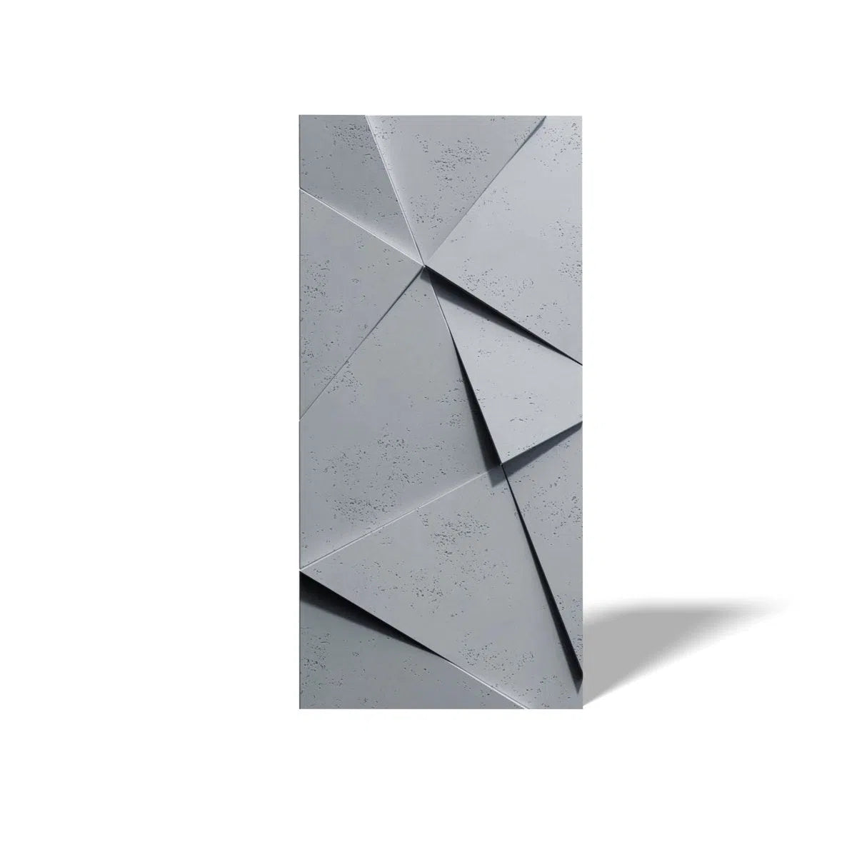 Concrete 3D Wall Panel CRYSTAL on white background DecorMania.eu