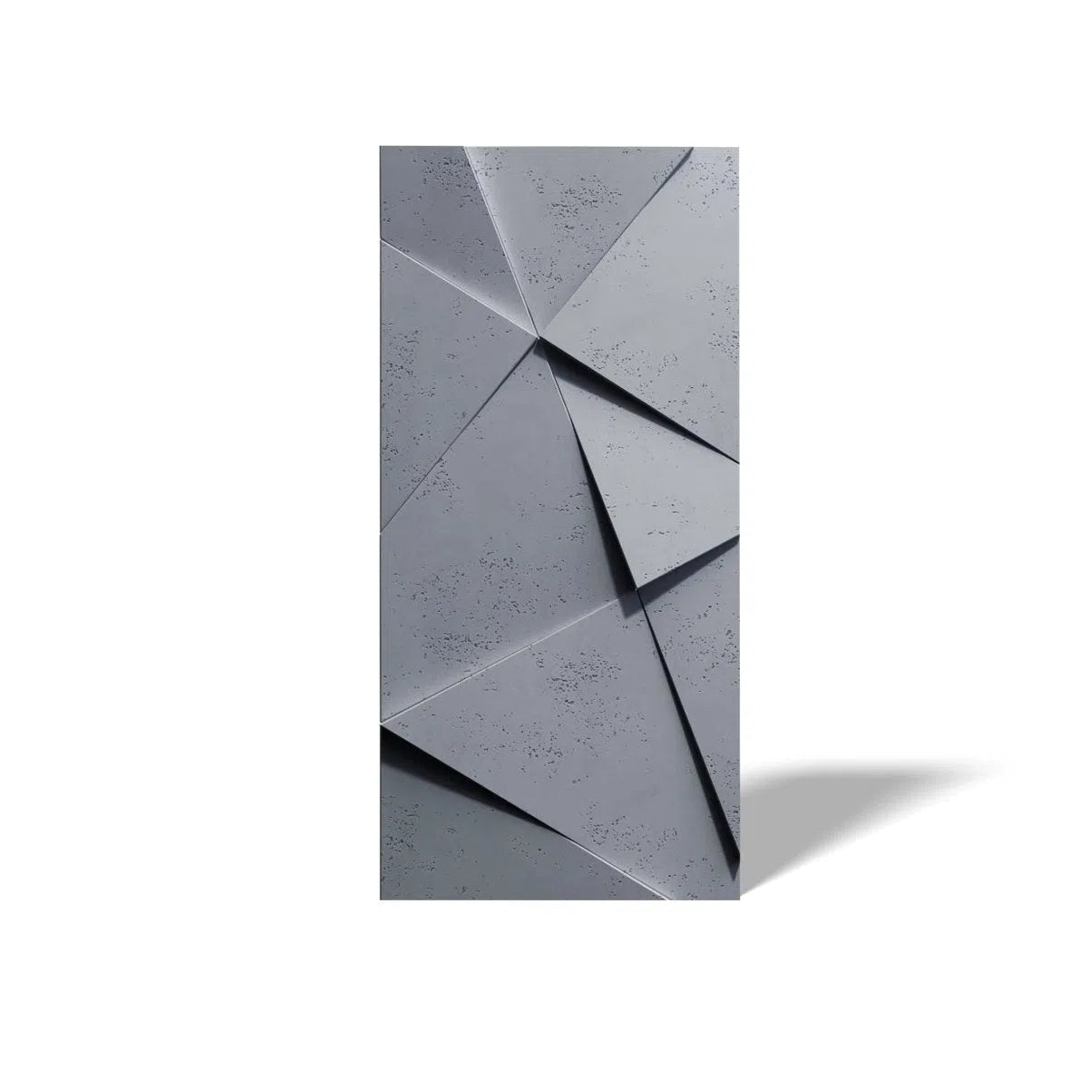 Concrete 3D Wall Panel CRYSTAL on white background DecorMania.eu