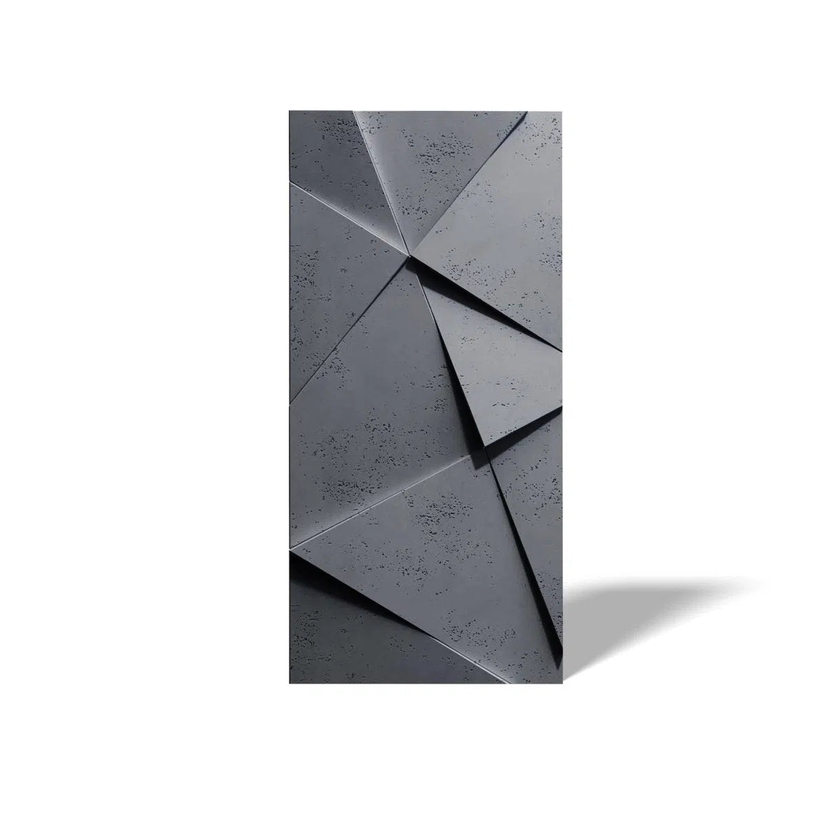 Concrete 3D Wall Panel CRYSTAL on white background DecorMania.eu