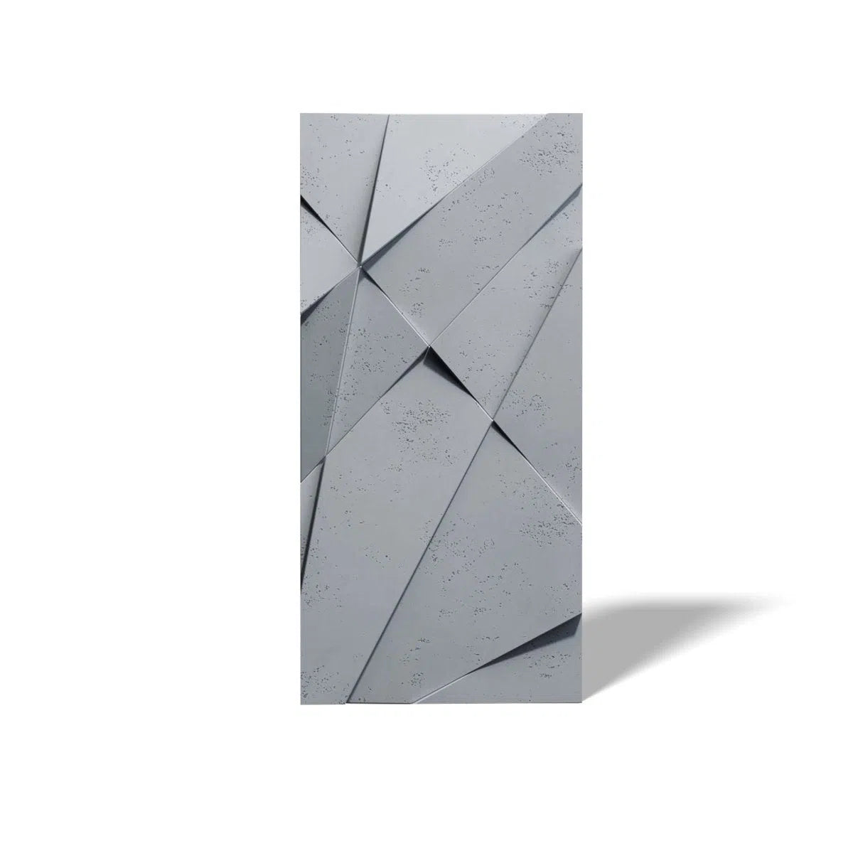 Concrete 3D Wall Panel CRYSTAL on white background DecorMania.eu