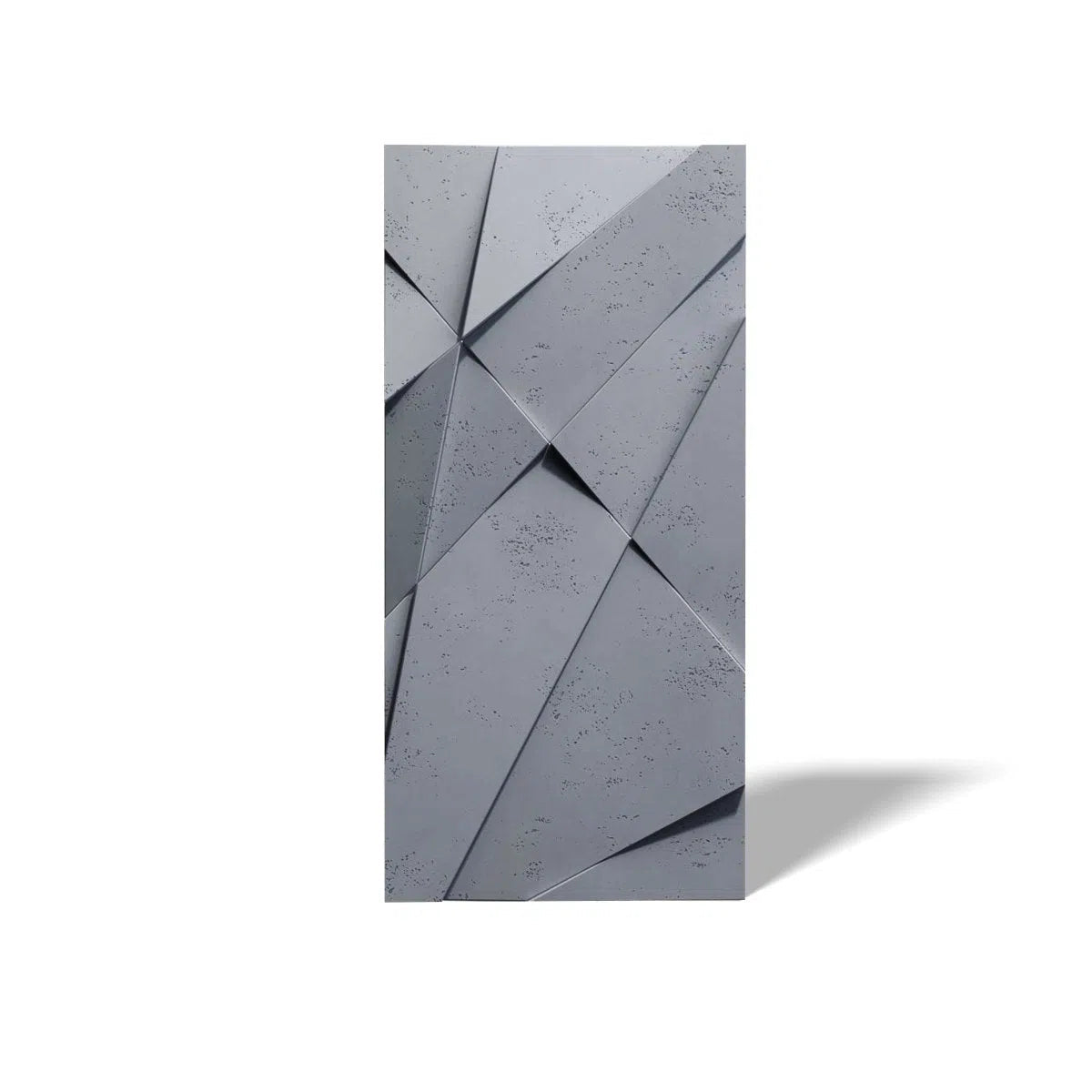 Concrete 3D Wall Panel CRYSTAL on white background DecorMania.eu