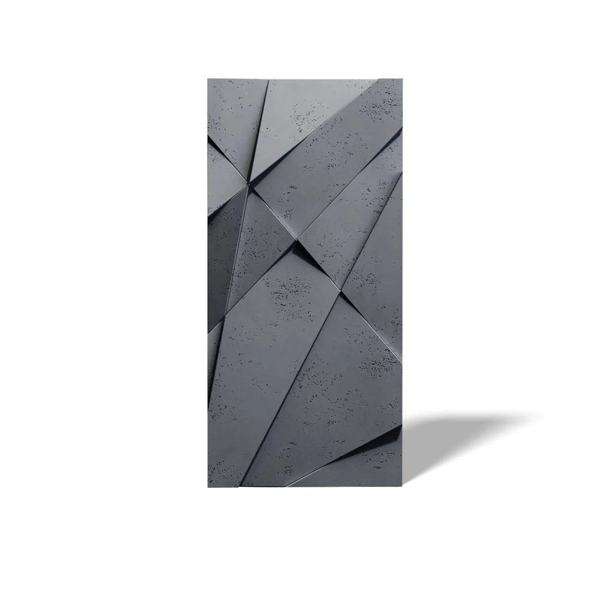 Concrete 3D Wall Panel CRYSTAL on white background DecorMania.eu