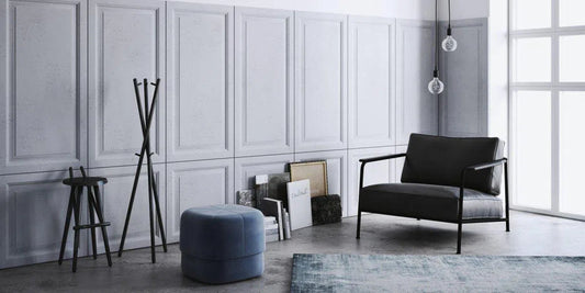 Concrete 3D Wall Panel FRAMES in modern interior DecorMania.eu