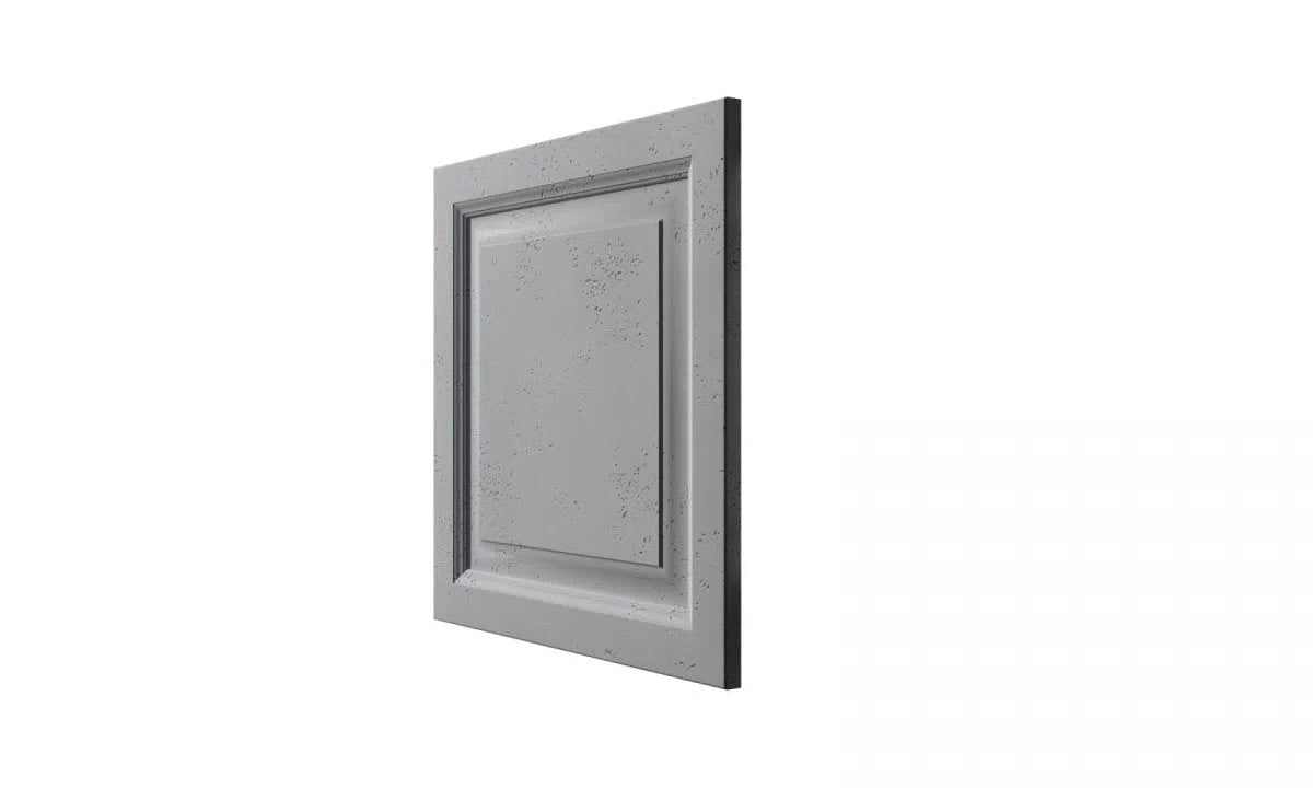 Concrete 3D Wall Panel FRAMES on white background DecorMania.eu