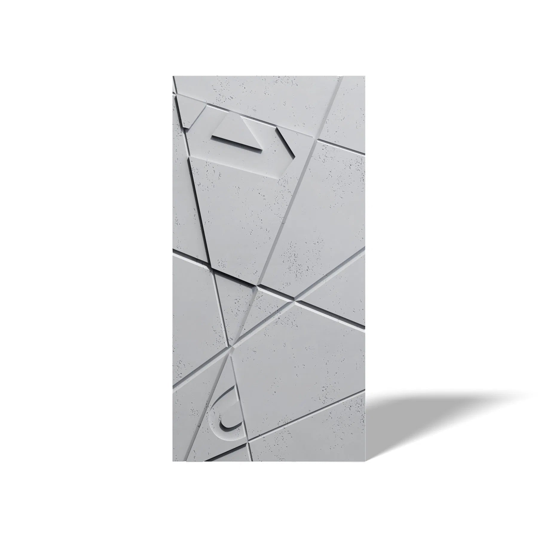 Concrete 3D Wall Panel GRAPHICS on white background DecorMania.eu