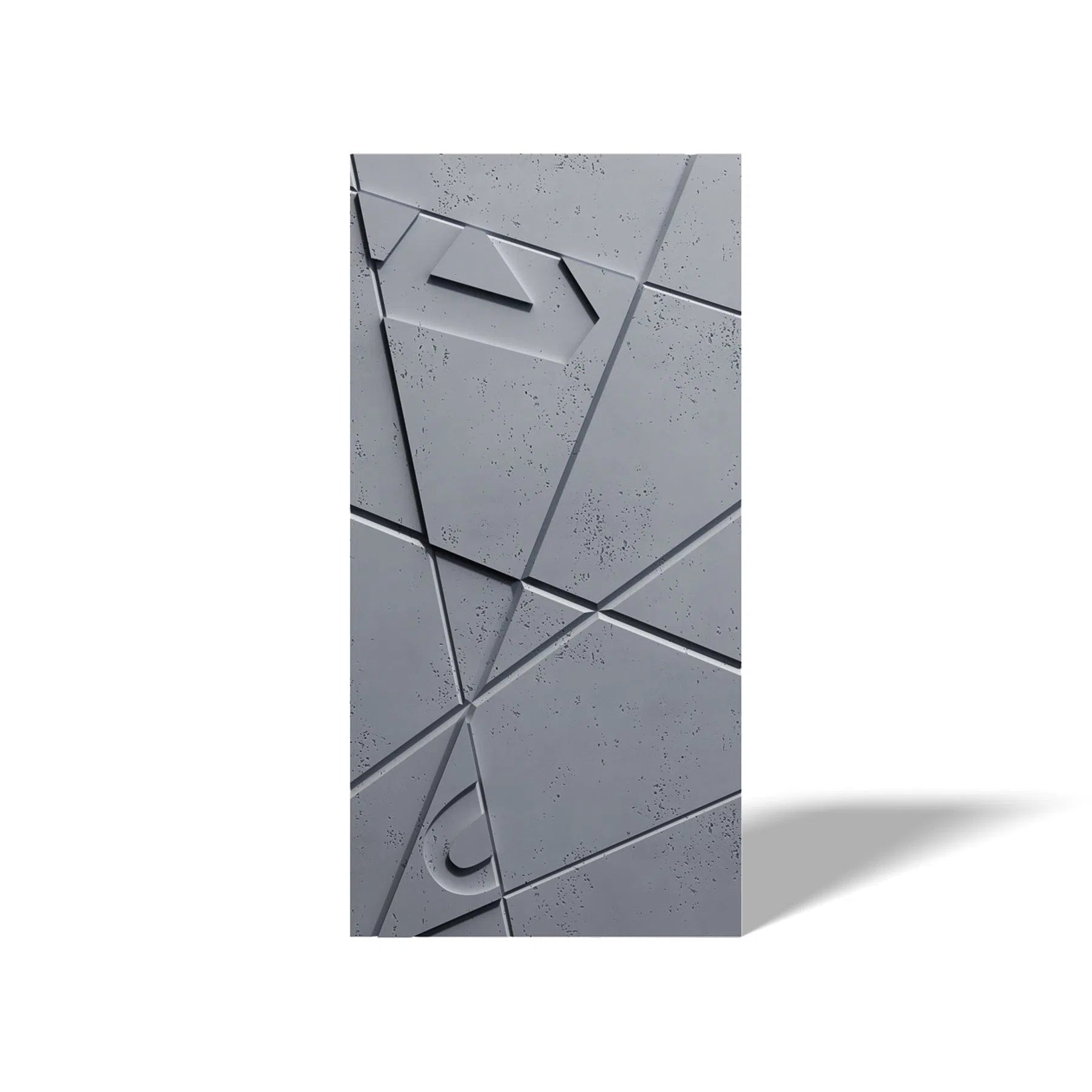 Concrete 3D Wall Panel GRAPHICS on white background DecorMania.eu