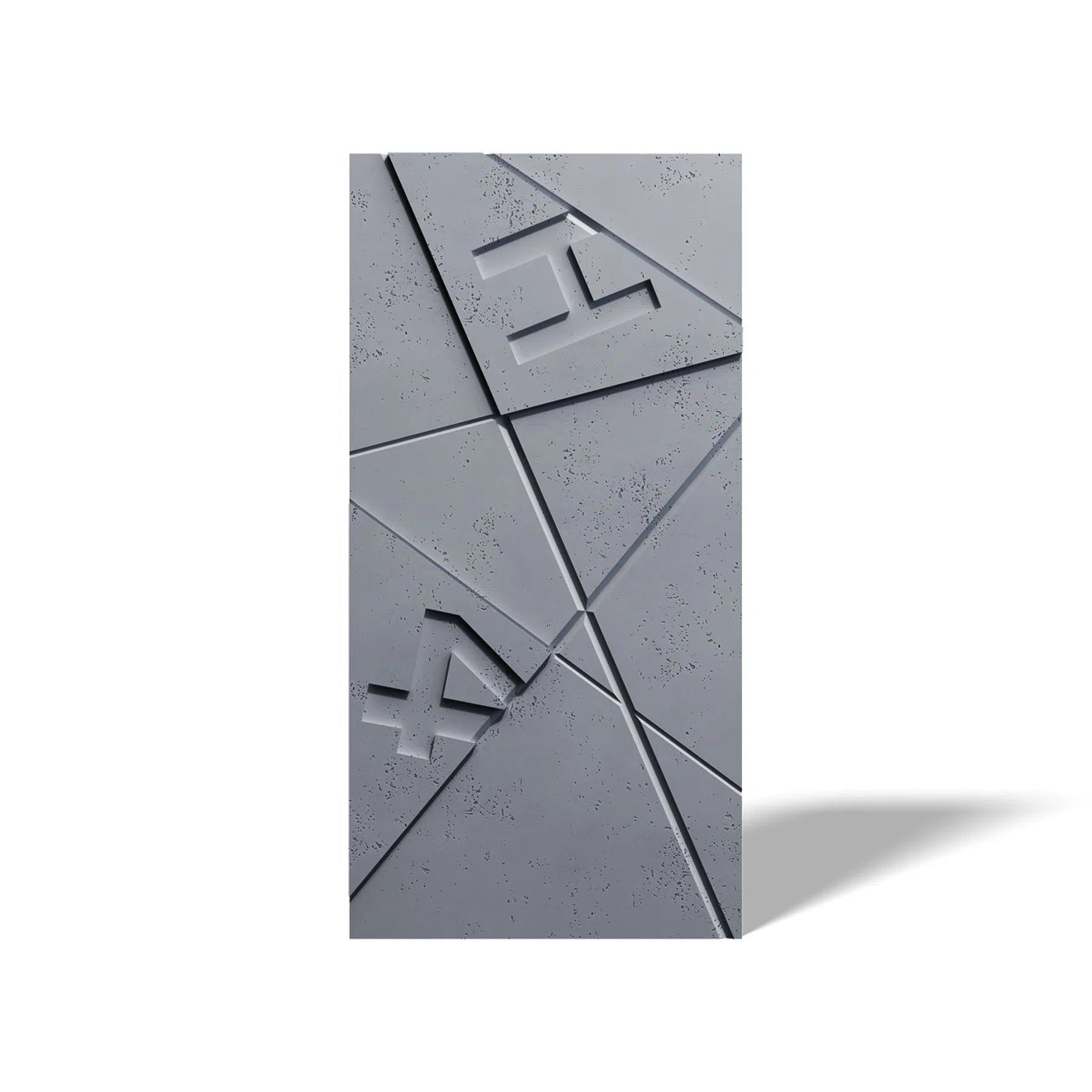 Concrete 3D Wall Panel GRAPHICS on white background DecorMania.eu