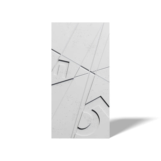 Concrete 3D Wall Panel GRAPHICS on white background DecorMania.eu