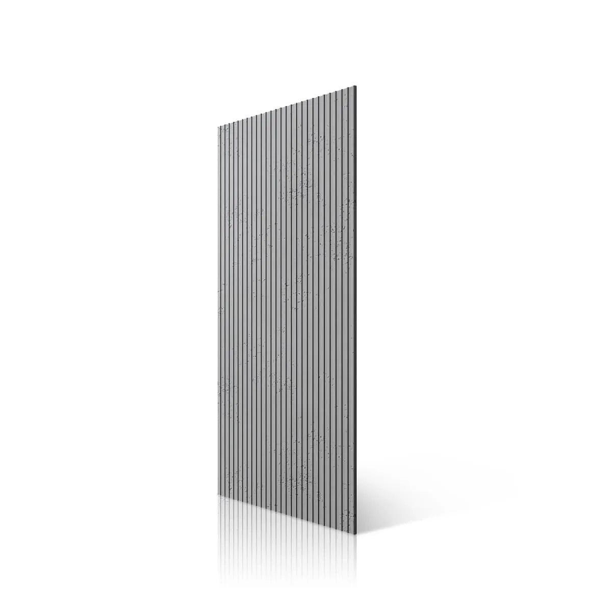 Concrete 3D Wall Panel GROOVE on white background DecorMania.eu