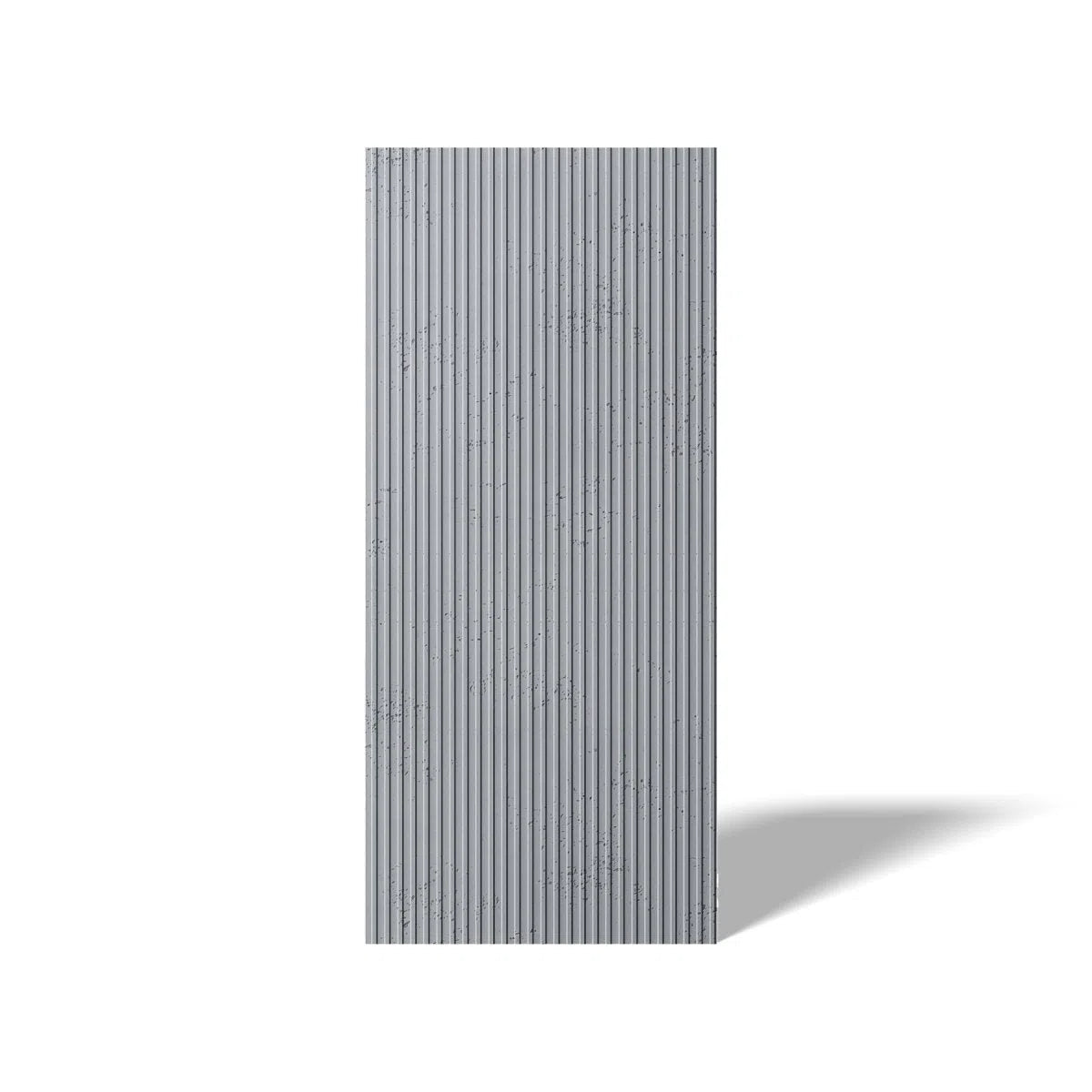 Concrete 3D Wall Panel GROOVE on white background  DecorMania.eu