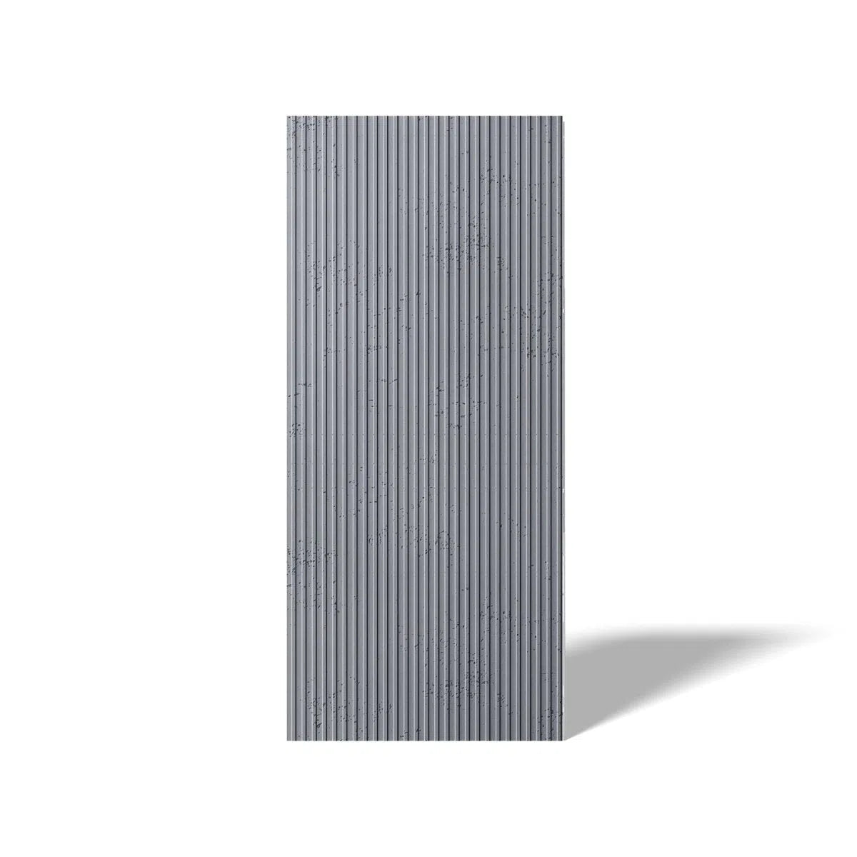 Concrete 3D Wall Panel GROOVE on white background  DecorMania.eu