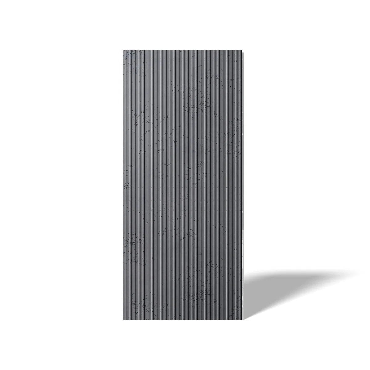Concrete 3D Wall Panel GROOVE on white background  DecorMania.eu