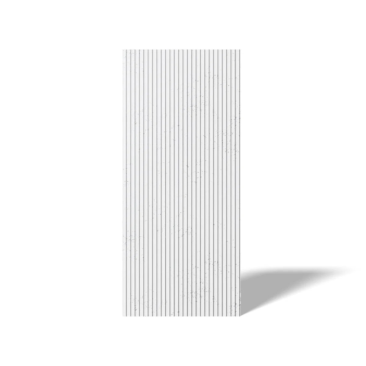 Concrete 3D Wall Panel GROOVE on white background  DecorMania.eu