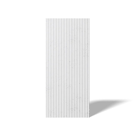 Concrete 3D Wall Panel GROOVE on white background  DecorMania.eu