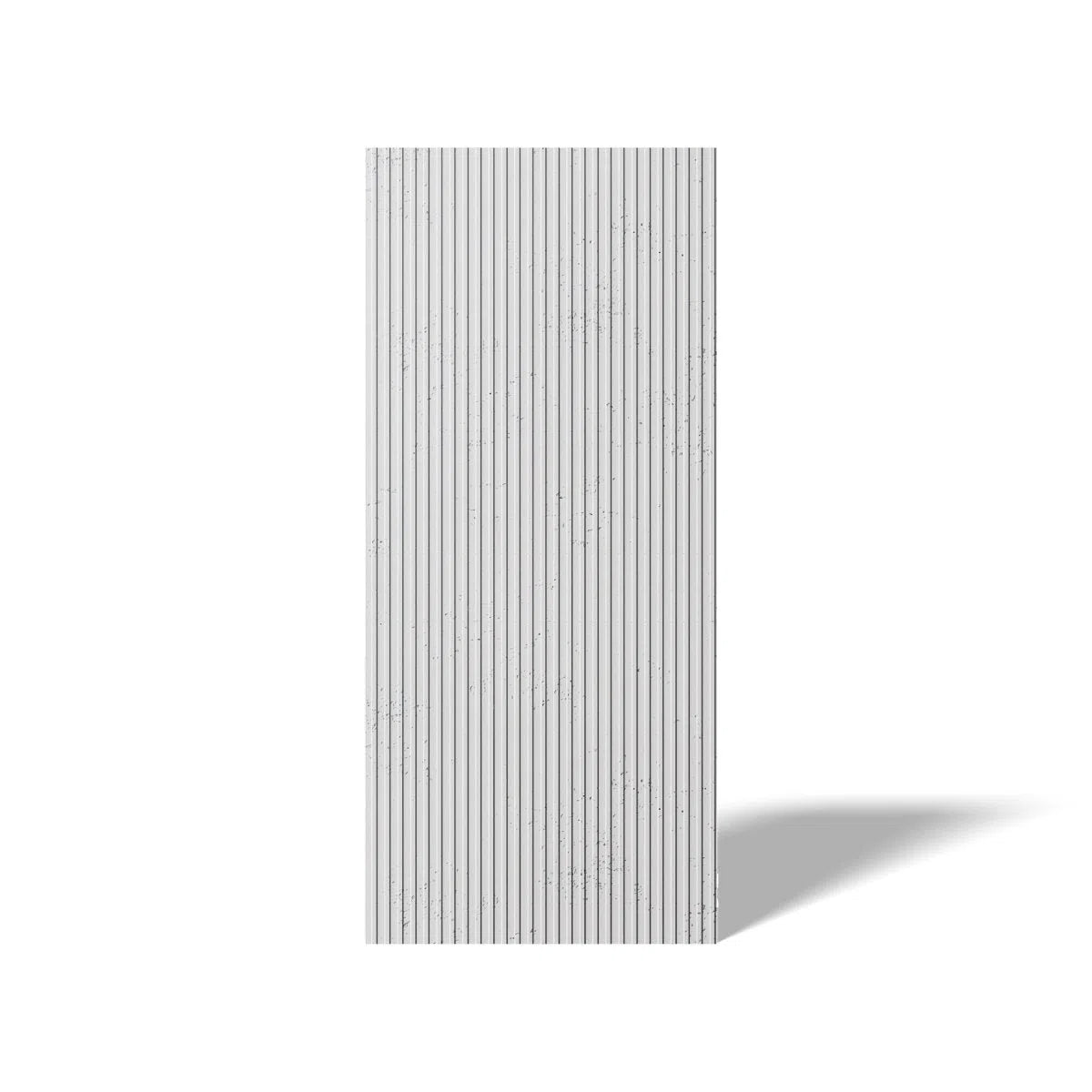 Concrete 3D Wall Panel GROOVE on white background  DecorMania.eu