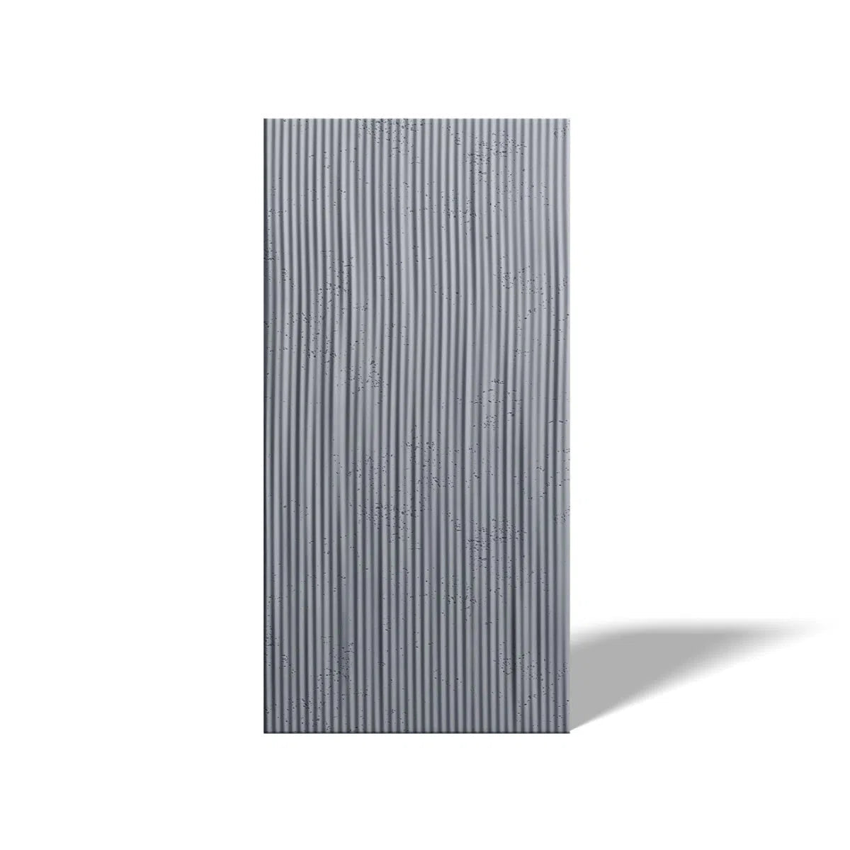 Concrete 3D Wall Panel RIDGES on white background DecorMania.eu