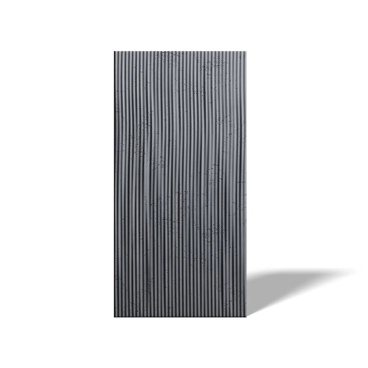 Concrete 3D Wall Panel RIDGES on white background DecorMania.eu