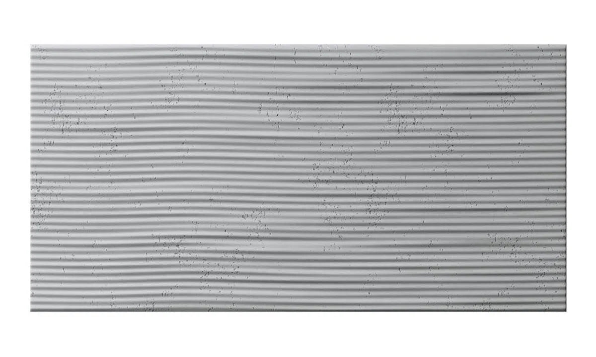 Concrete 3D Wall Panel RIDGES on white background DecorMania.eu