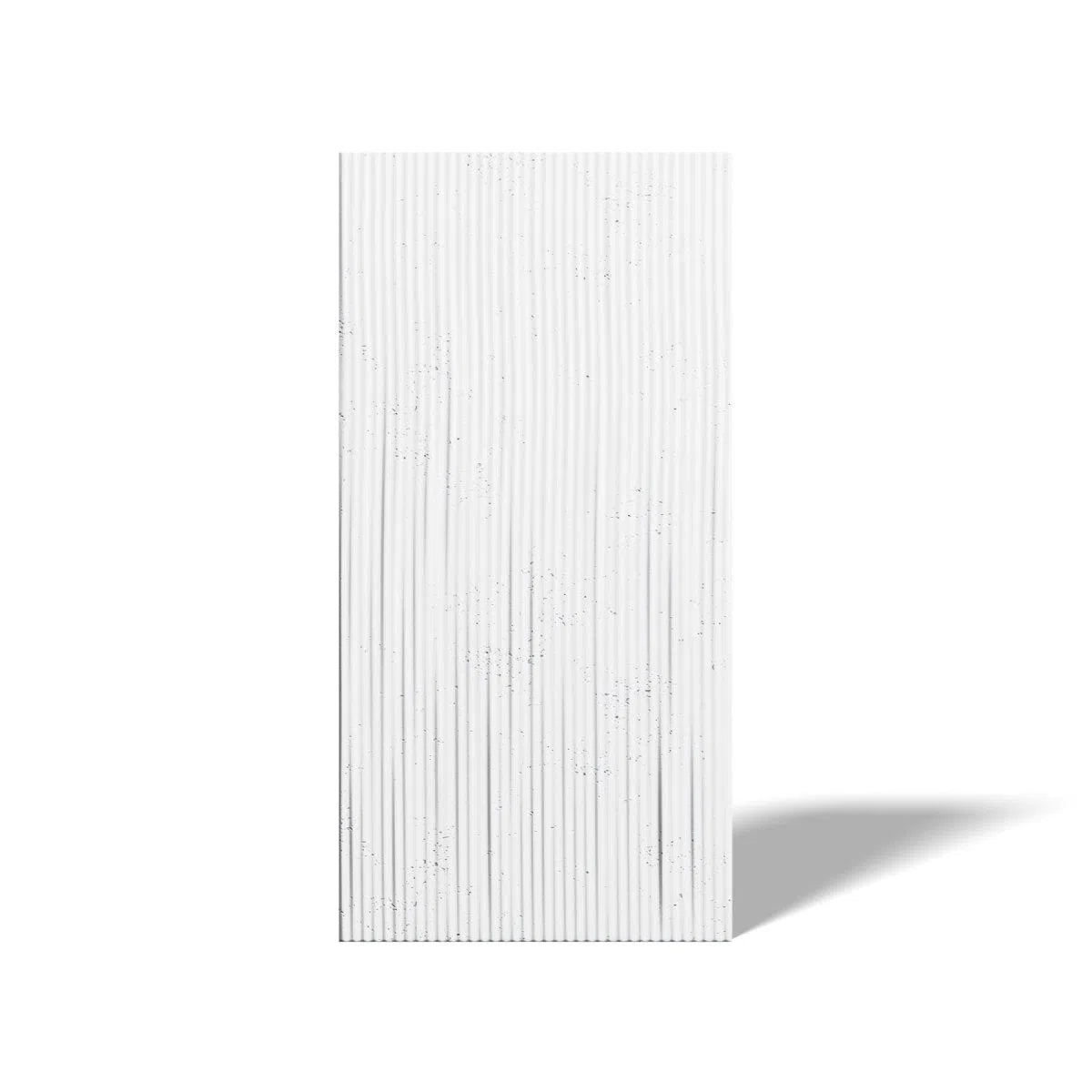 Concrete 3D Wall Panel RIDGES on white background DecorMania.eu