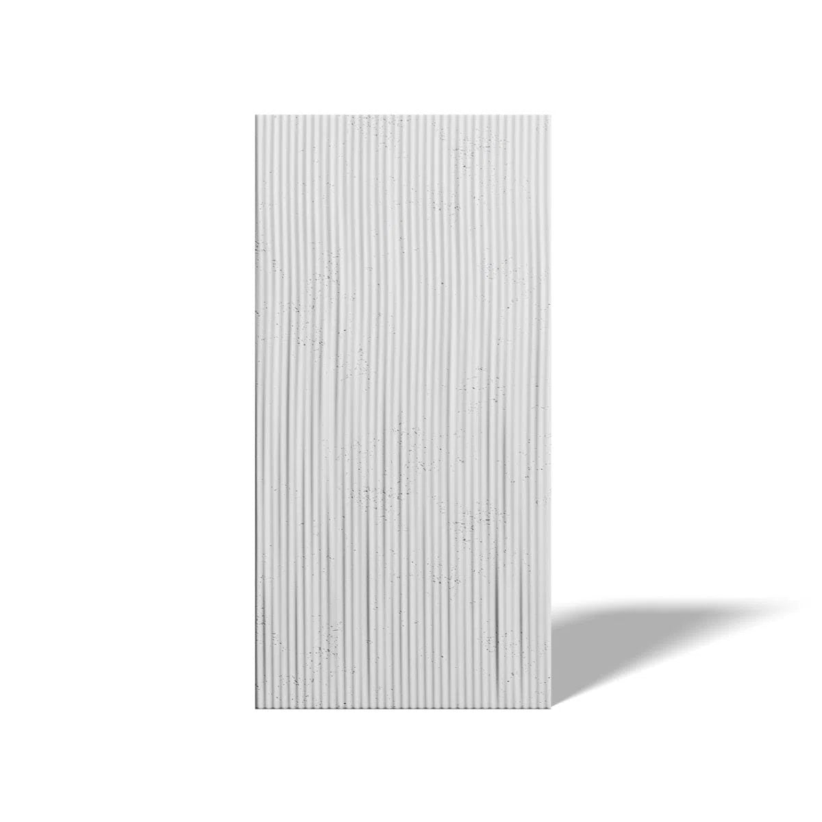 Concrete 3D Wall Panel RIDGES on white background DecorMania.eu