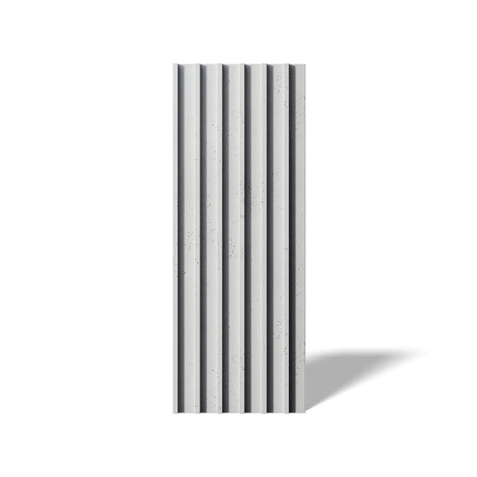 3D Concrete Wall Panels RIFT L colour swatch on white background DecorMania UK