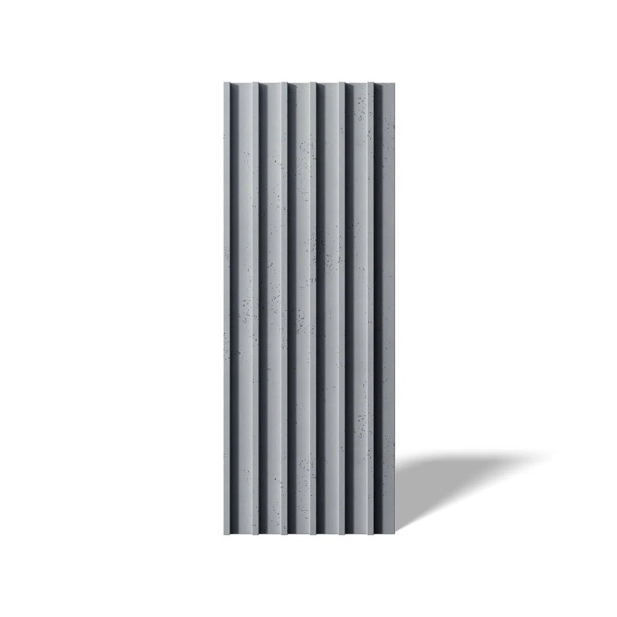 Concrete 3D Wall Panel RIFT L on white background DecorMania.eu