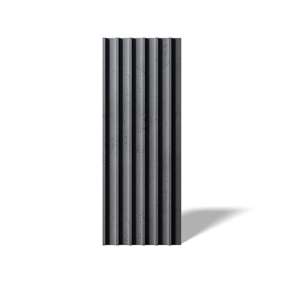 Concrete 3D Wall Panel RIFT L on white background DecorMania.eu