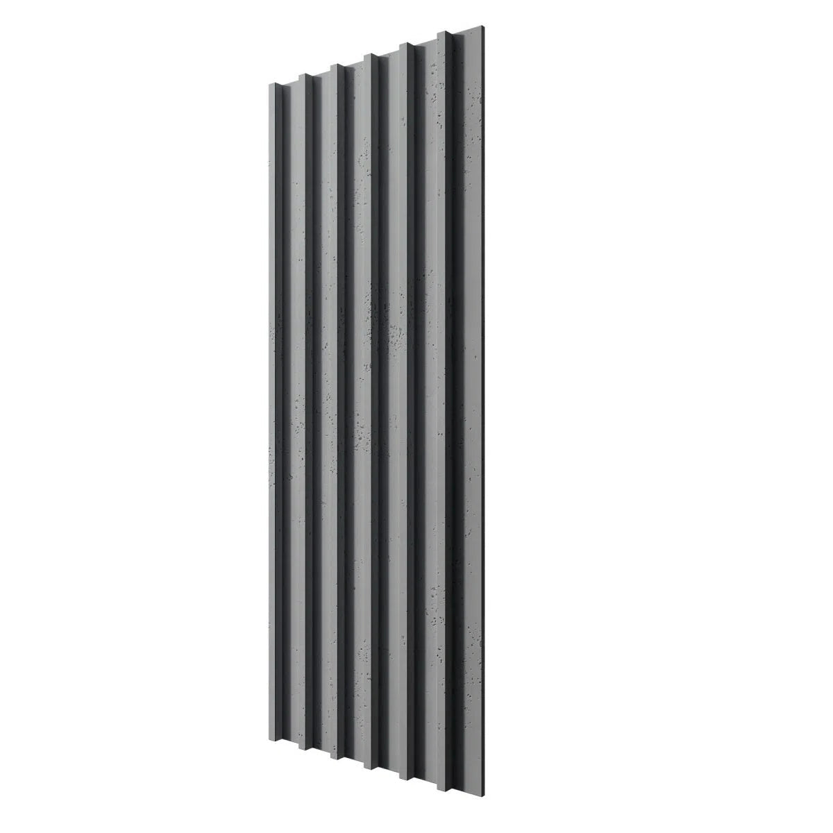 Concrete 3D Wall Panel RIFT L on white background DecorMania.eu