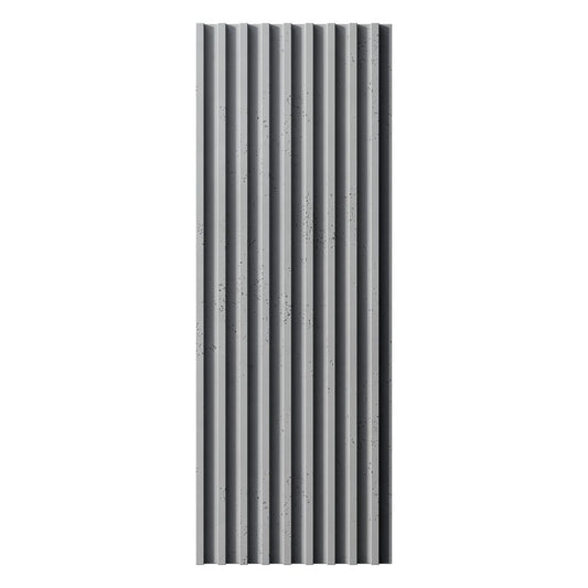 3D Concrete Wall Panels RIFT M colour swatch on white background DecorMania UK