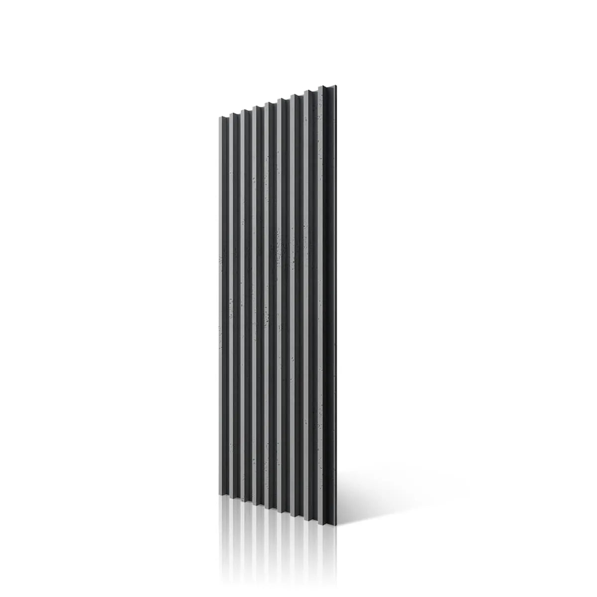 Concrete 3D Wall Panel RIFT M on white background DecorMania.eu