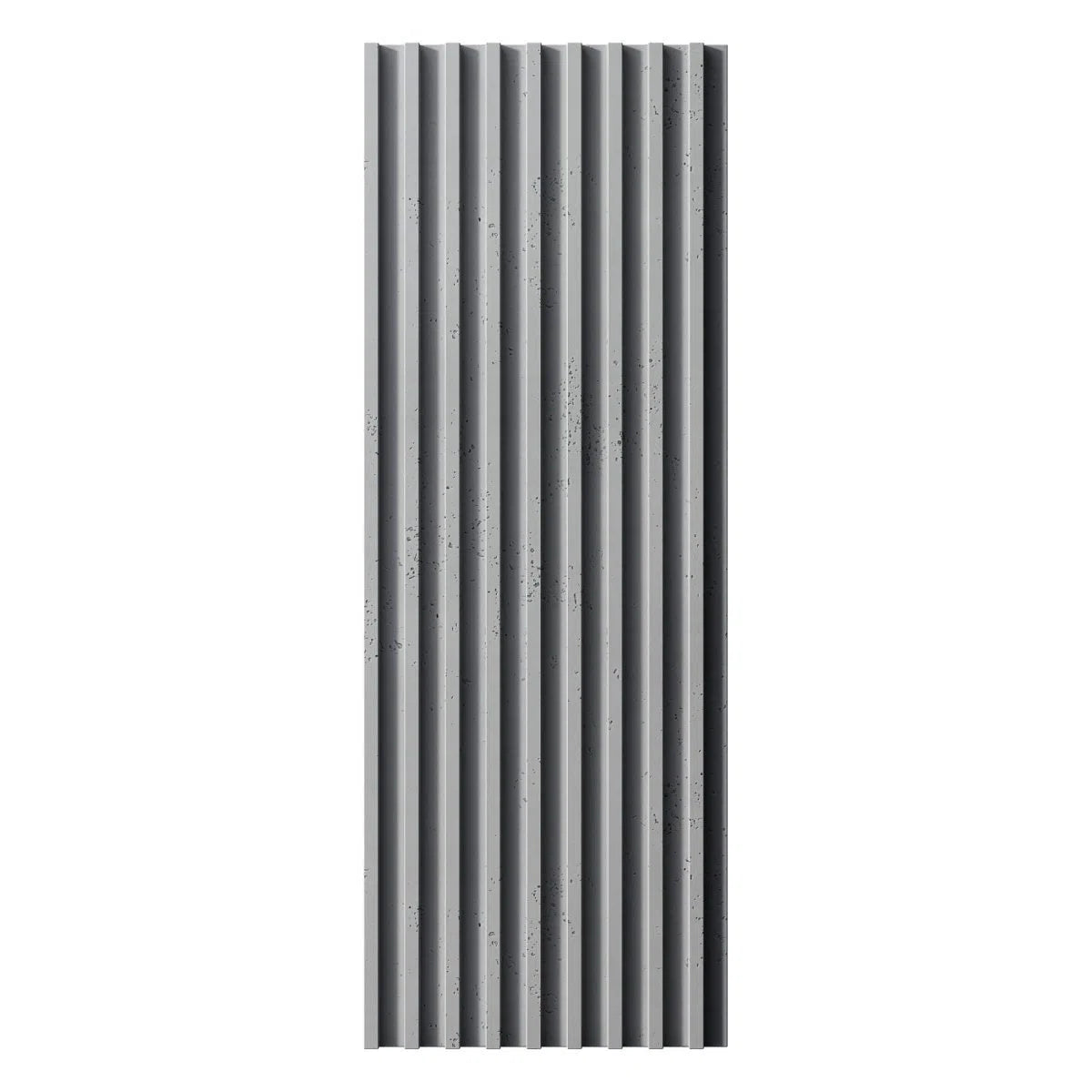 Concrete 3D Wall Panel RIFT M on white background DecorMania.eu