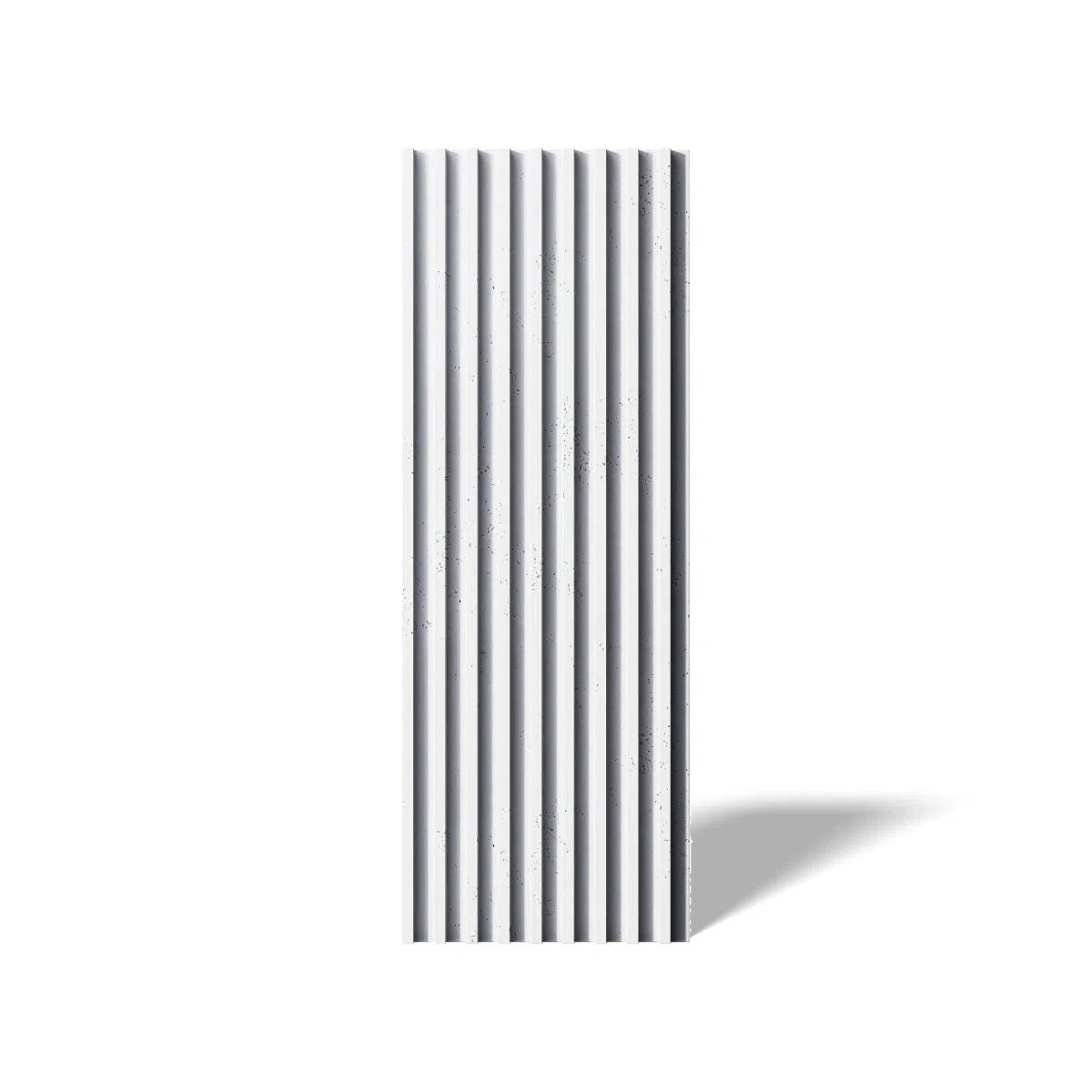 Concrete 3D Wall Panel RIFT M on white background DecorMania.eu